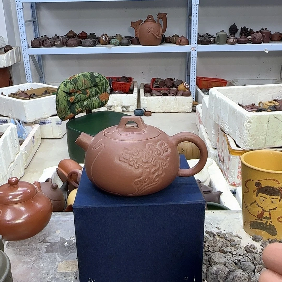 茶壶紫砂宜兴紫砂壶瑕疵处理