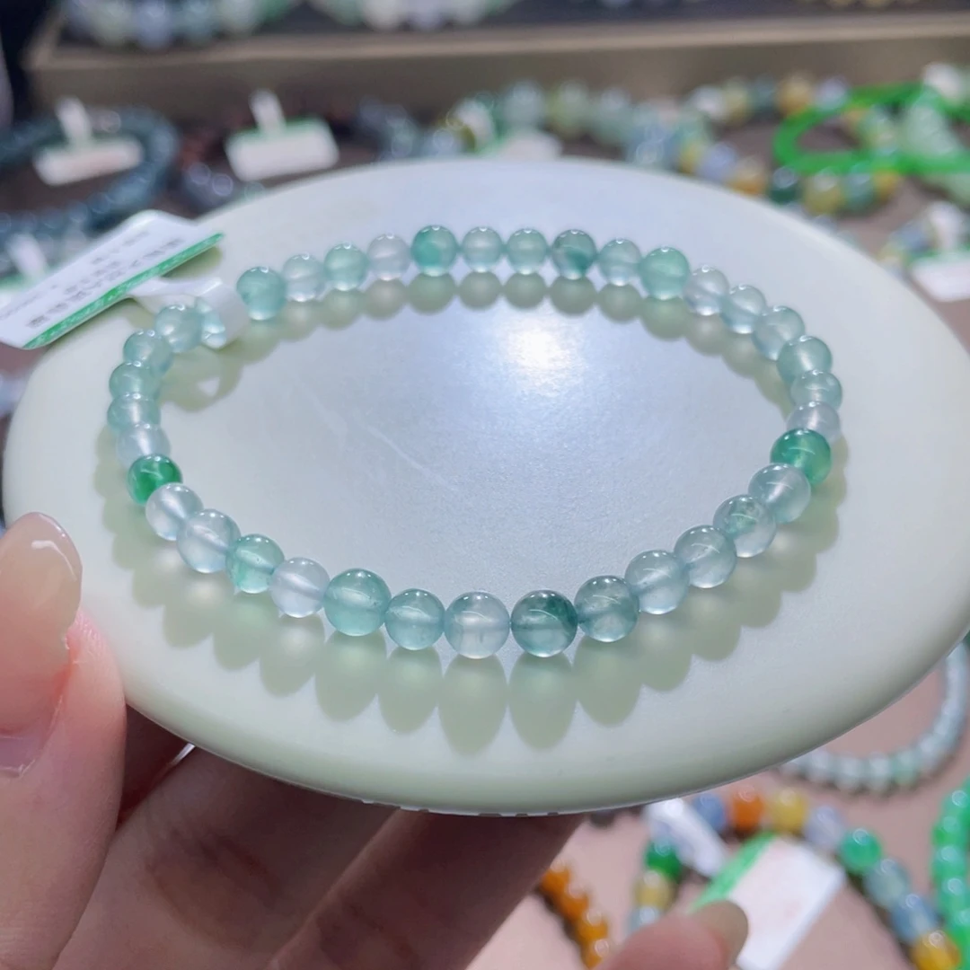 未镶嵌手链翡翠木纳卡4.6-5.2