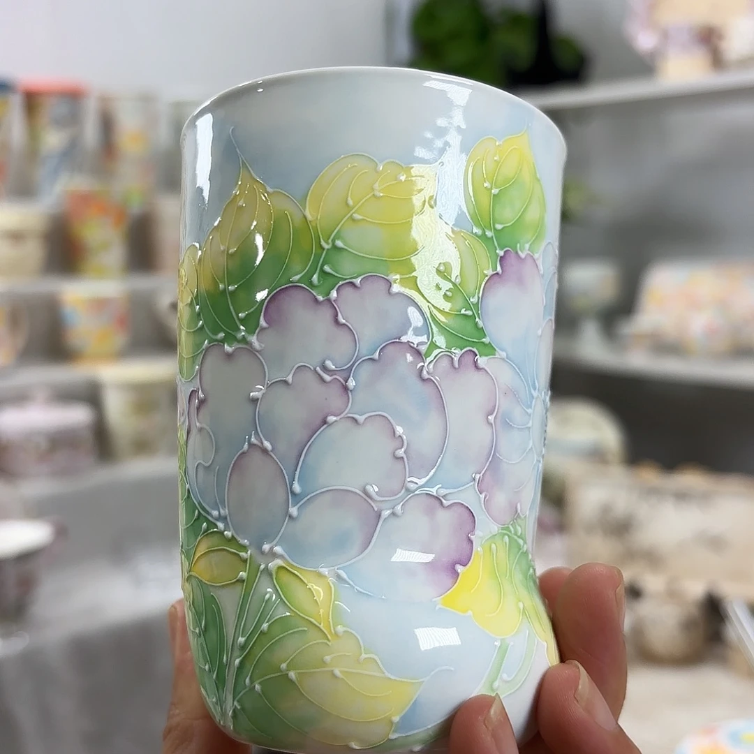 手绘创意高温釉下彩陶瓷