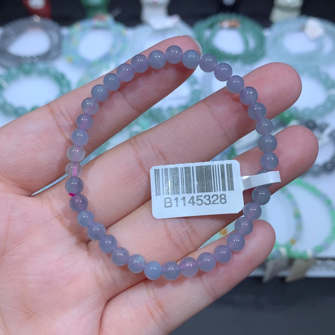 未镶嵌手串翡翠天然