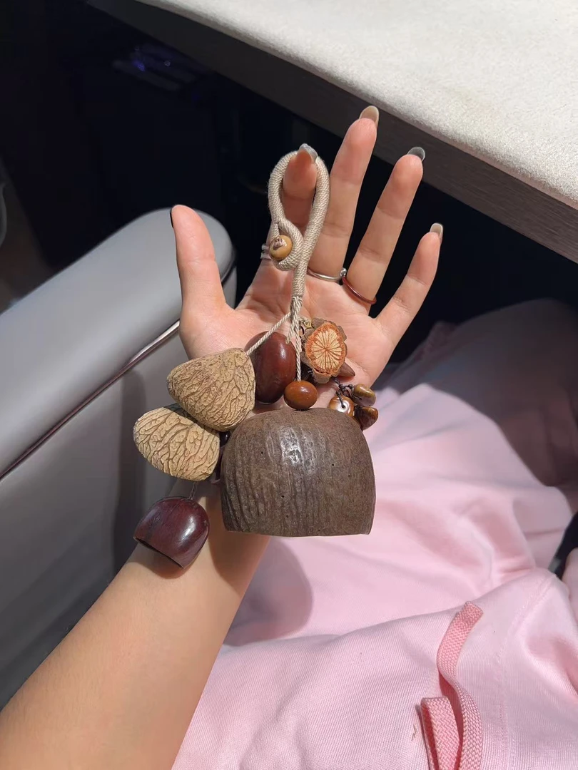 印尼果壳手摇铃挂件