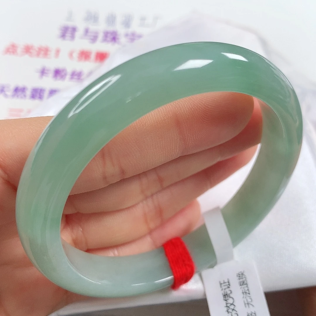 翡翠手镯未镶嵌 正圈⑨⑨性价比超高❤️