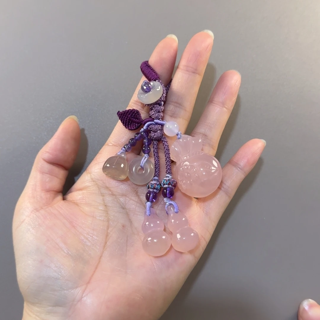 未镶嵌钥匙挂件玛瑙/玉髓