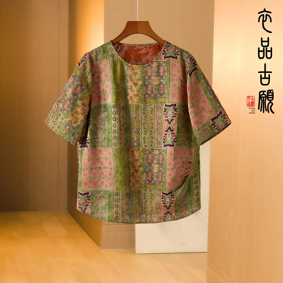 衣品古愿24032夏季新款气质休闲时尚百搭舒适上衣