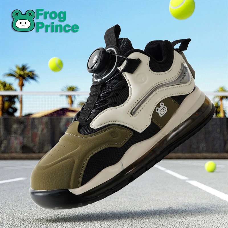 青蛙王子儿童运动鞋春秋款大气舒适百搭时尚潮鞋舒适透气防滑百搭