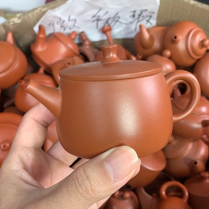 原矿朱泥茶具茶壶家用130