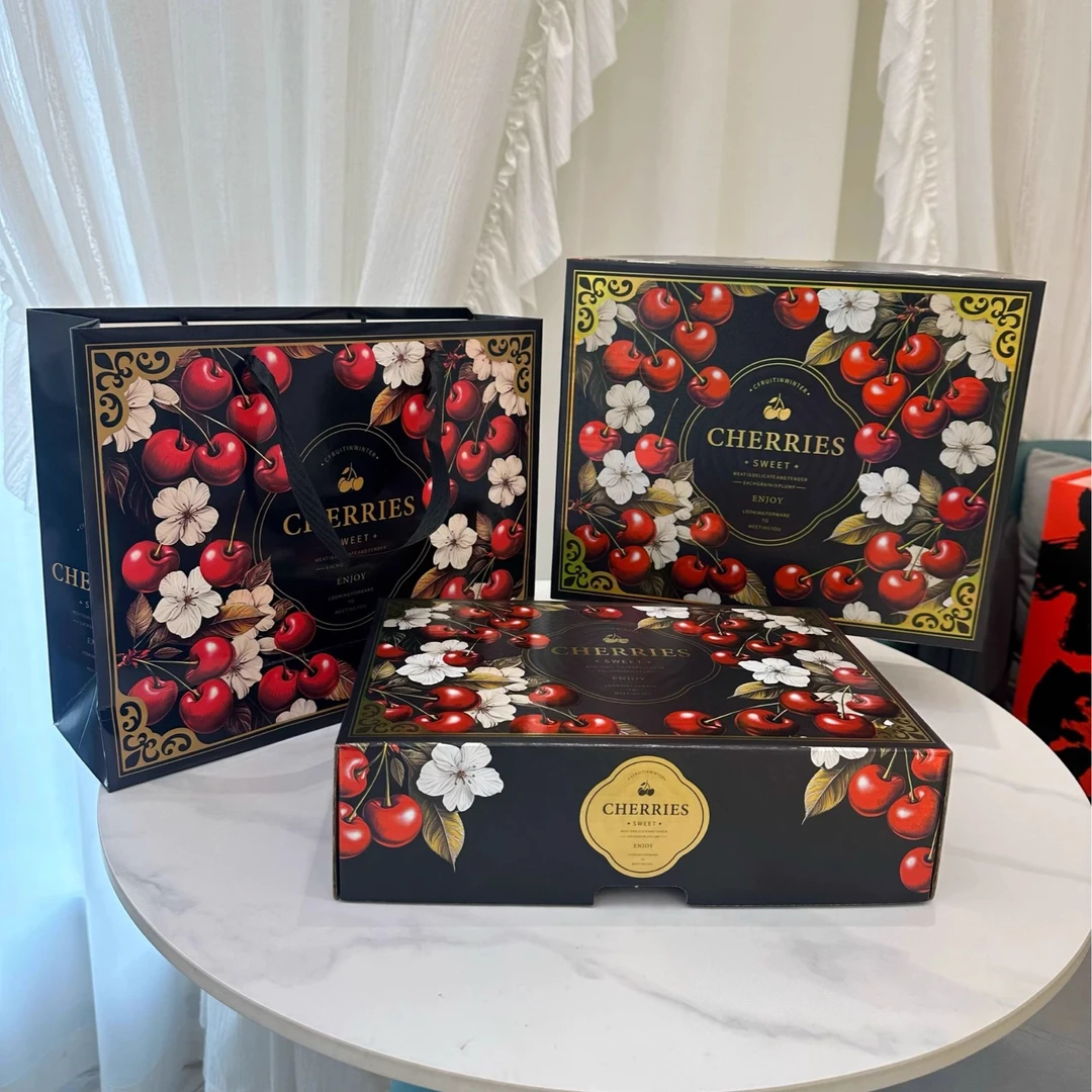 通用车厘子礼盒包装盒3-5斤樱桃礼盒空盒子车厘子礼品盒批发定制