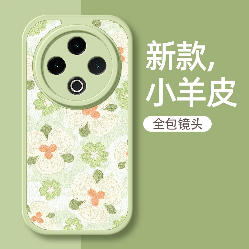 米绿花适用OPPOA6Pro手机壳A6Pro保护套新款小羊皮全包防摔女外壳
