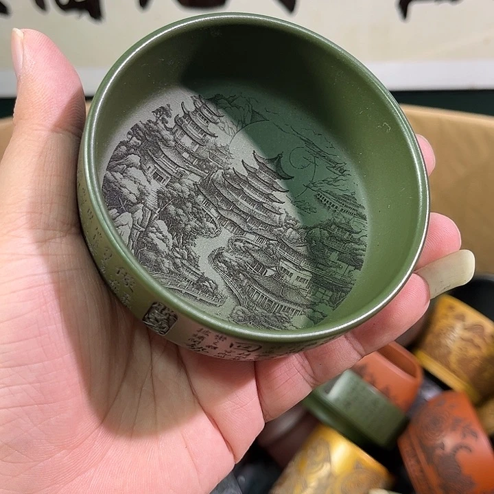 茶杯紫砂全手工紫砂主人杯