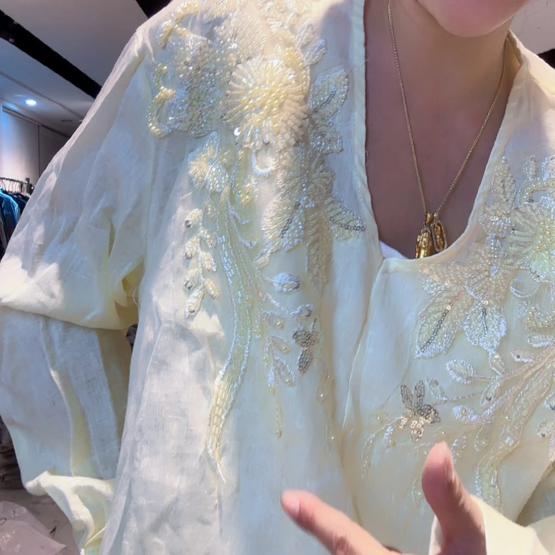 重工亚麻上衣5664645