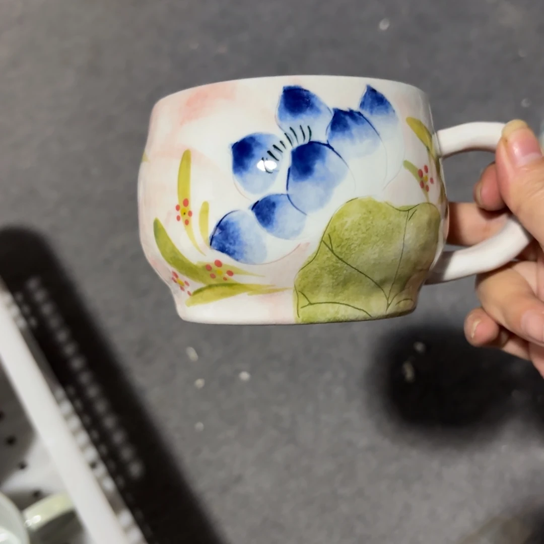 景德镇手绘高温釉下彩陶瓷茶具