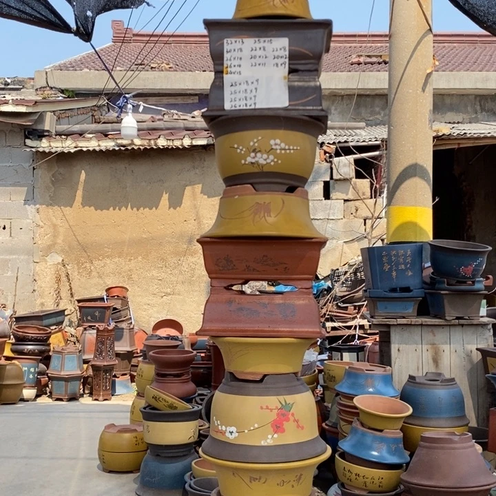 紫砂花盆紫砂器，紫砂器，紫砂器。