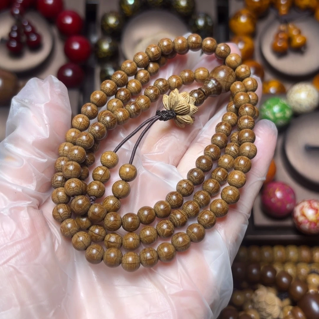 六道木手串/手链0.6*108老料莲花款