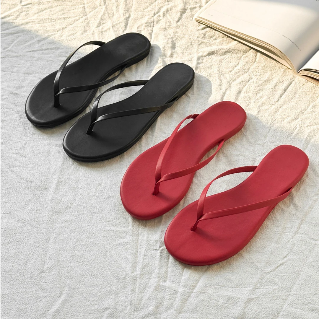 2025新款女夏季简约时尚舒适百搭裸感凉鞋人字拖鞋YS-250422