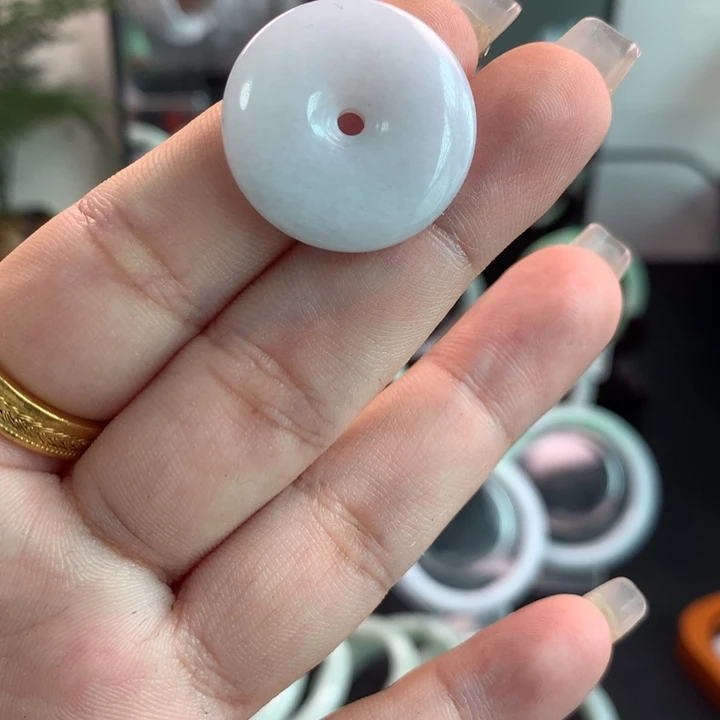 翡翠未镶嵌颈饰天然缅甸翡翠a货
