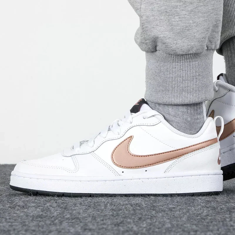 NIKE/耐克CourtBoroughMid2(GS)低帮经典休闲板鞋运动鞋时尚百搭