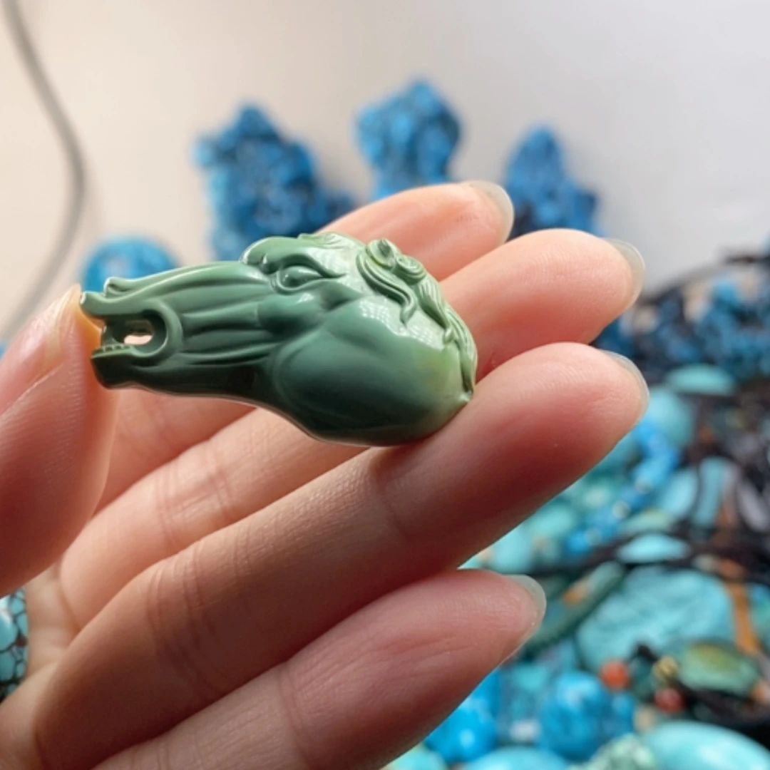 【闪购商品】未镶嵌绿松石珠宝半成品