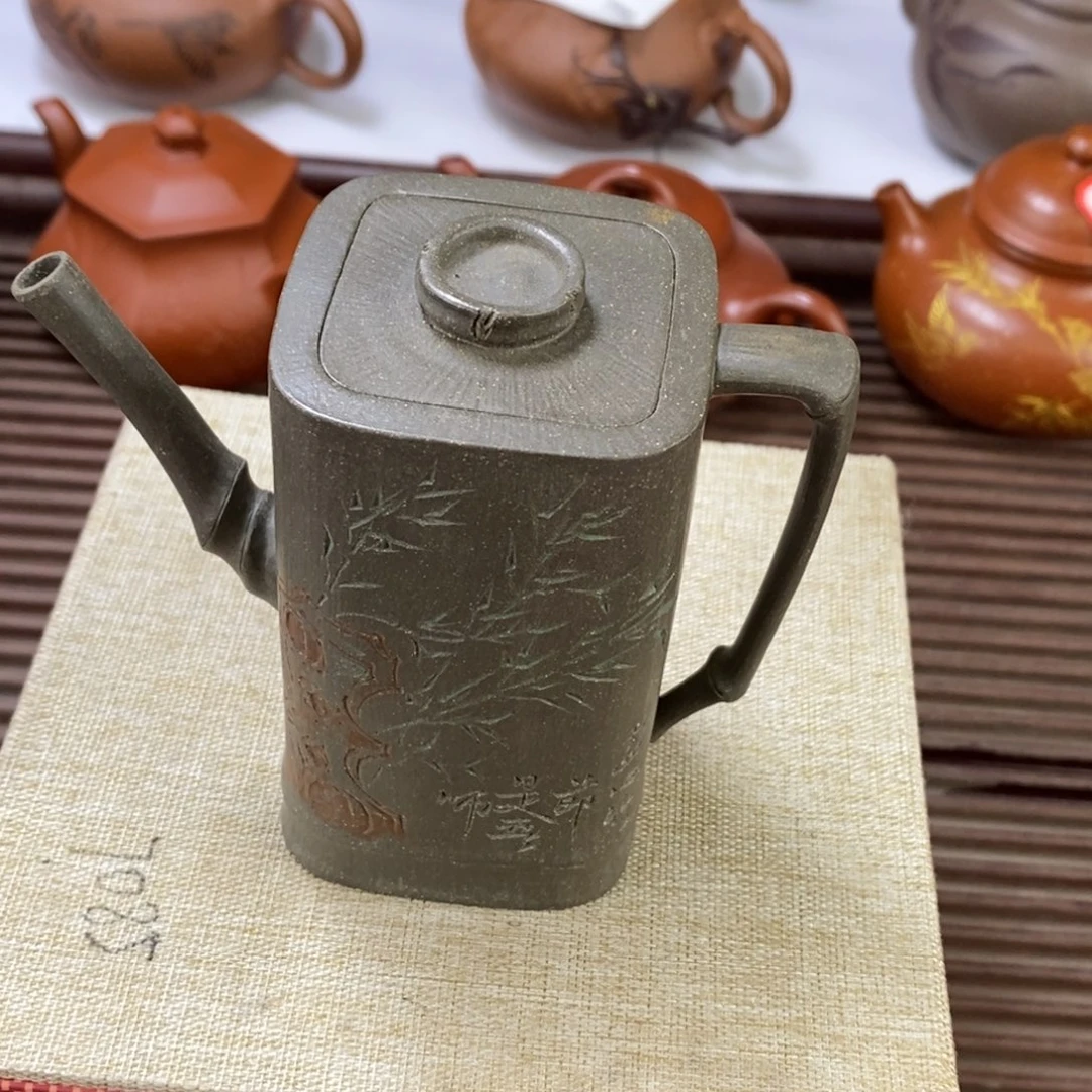 茶壶紫泥原矿手工9