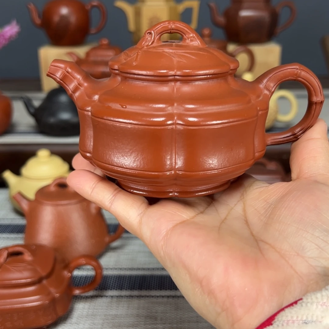 茶壶紫砂给****字海棠竹鼓