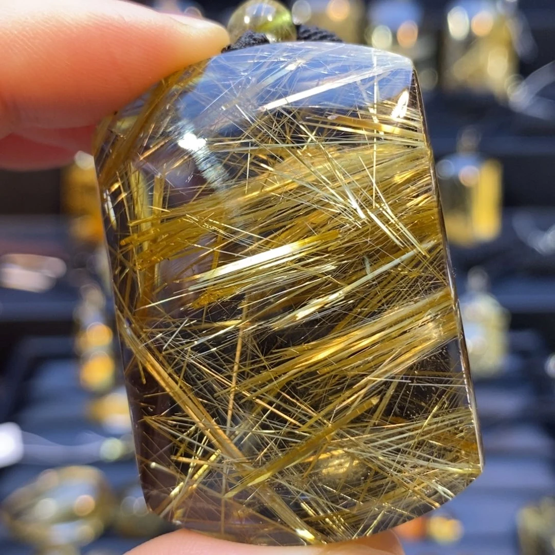 颈饰未镶嵌水晶钛晶无事牌