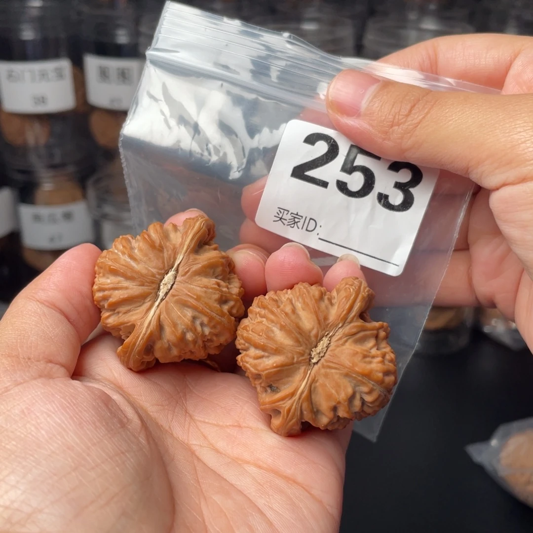 把件文玩核桃全品40闷白