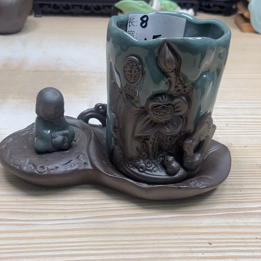 瓷片陶瓷花盆陶瓷艺术