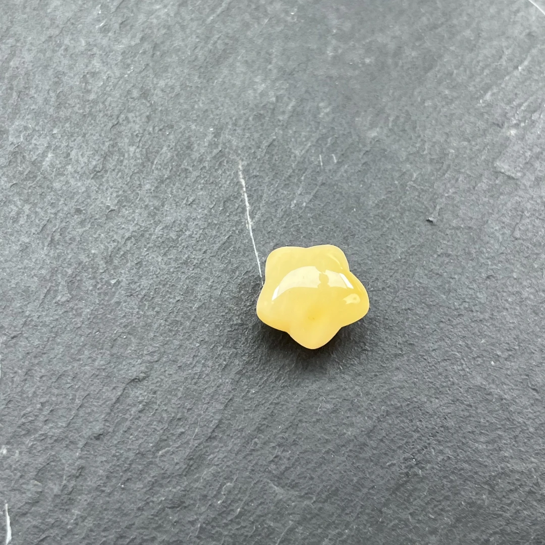 B246天然蜜蜡琥珀星星DIY配饰