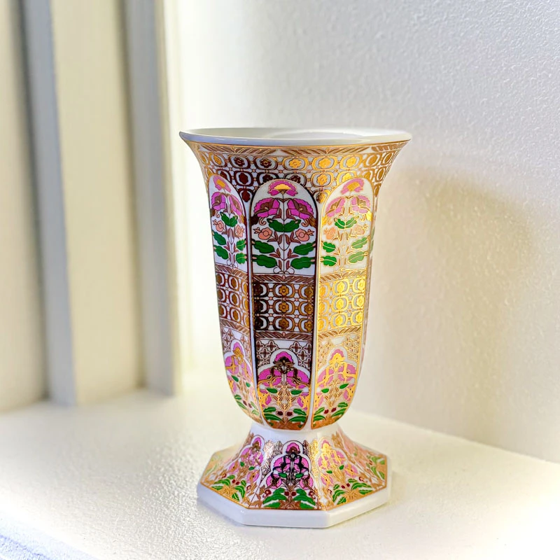 高温瓷八角香薰花瓶A款家居装饰餐厅卧室摆件