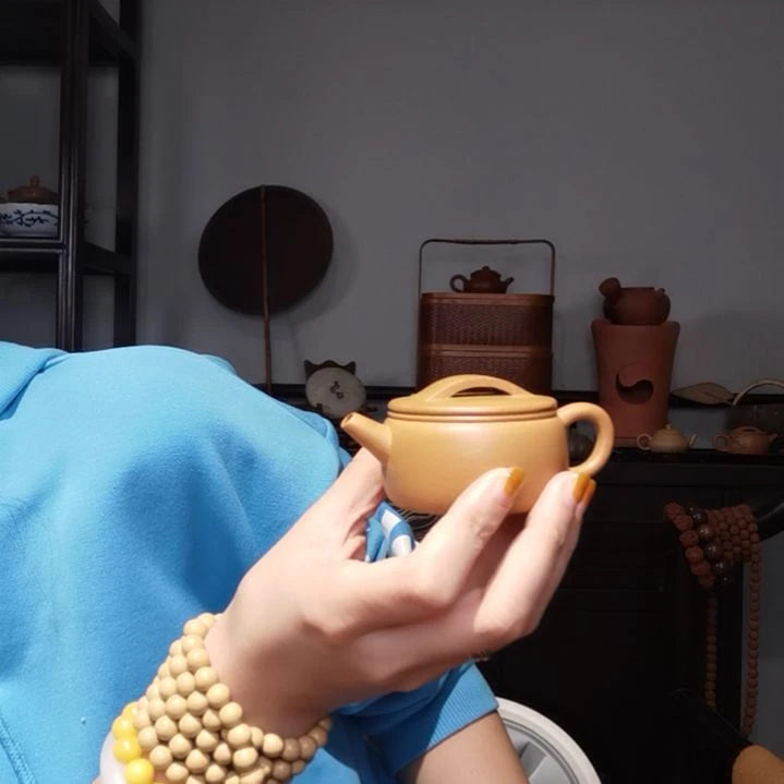 【闪购商品】紫砂茶壶清**风汉瓦壶半手