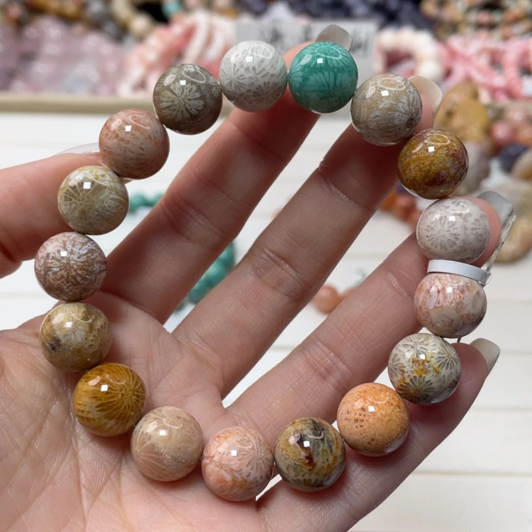 未镶嵌手链硅化玉7****7048