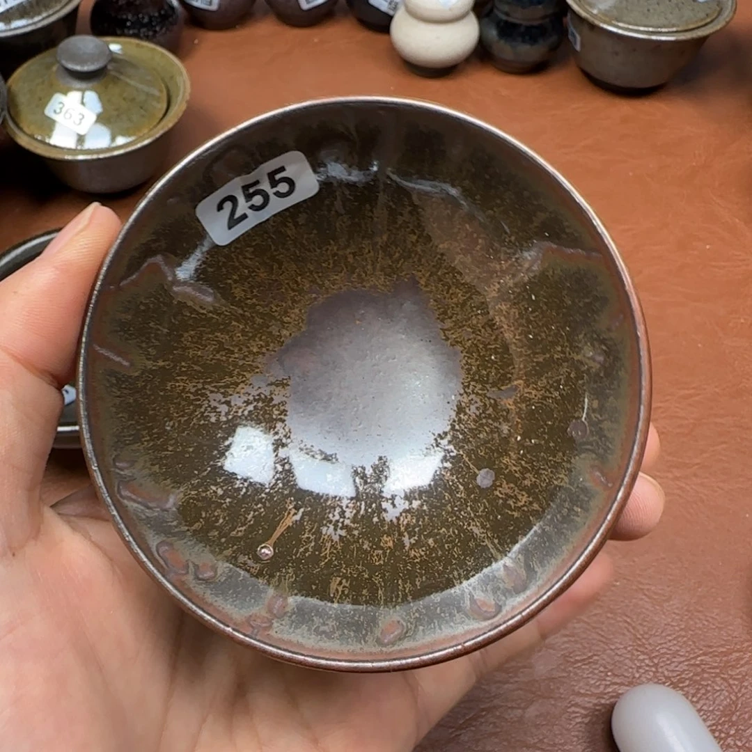 茶盏龙窑柴烧原矿原釉（微瑕）255