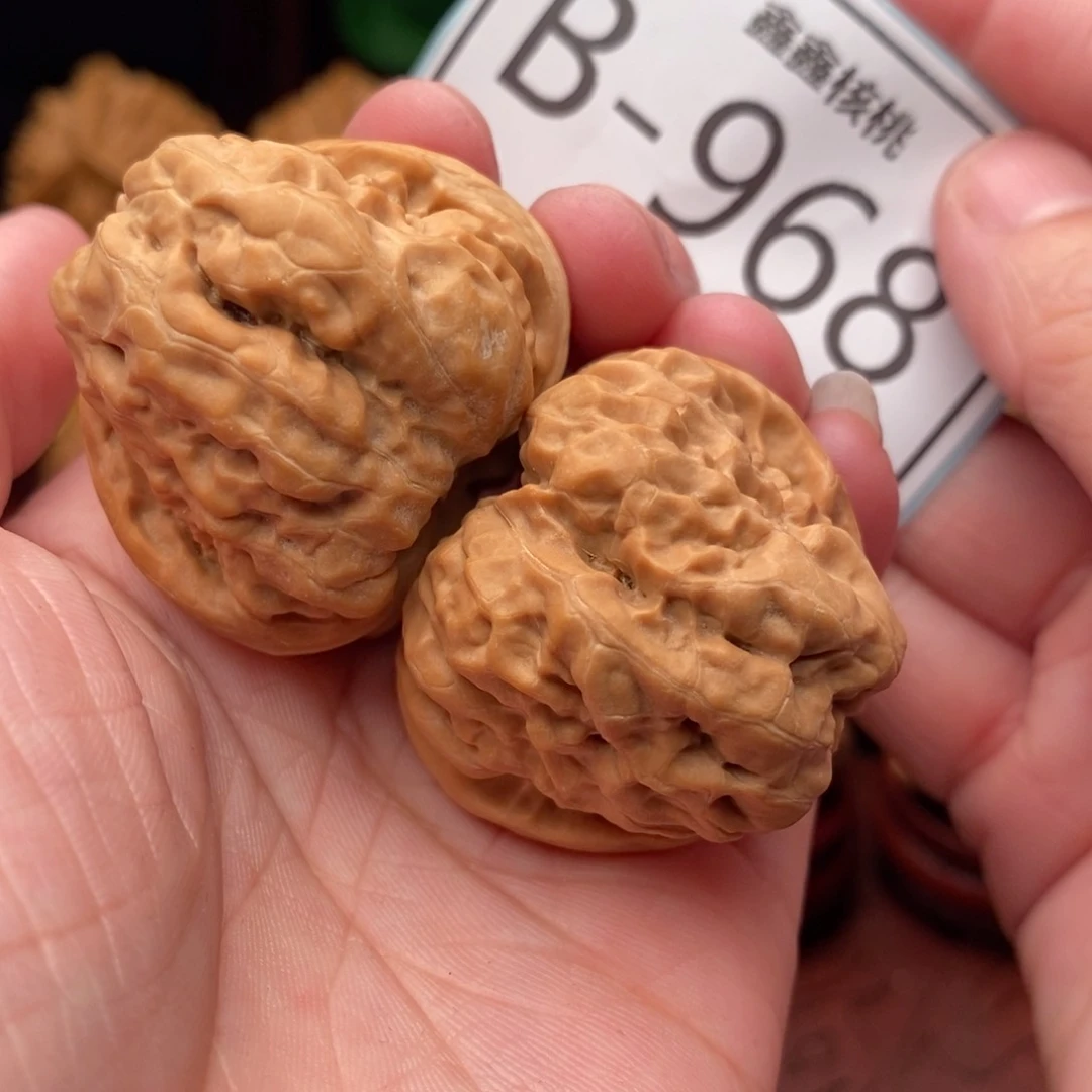 文玩核桃把件开背蛙37