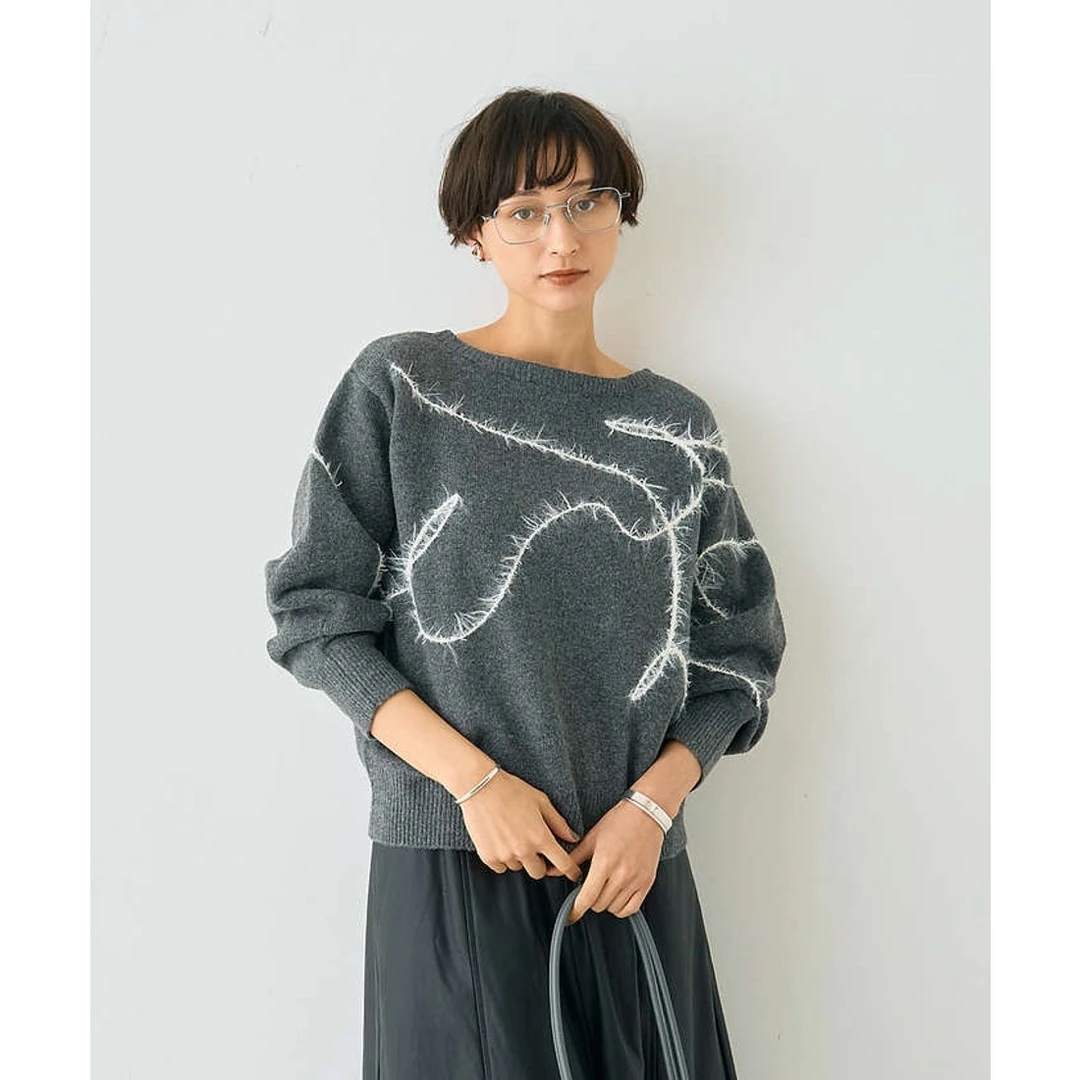 【Montendre】秋冬新款 R 百搭气质纯色上衣保暖套头毛针织衫