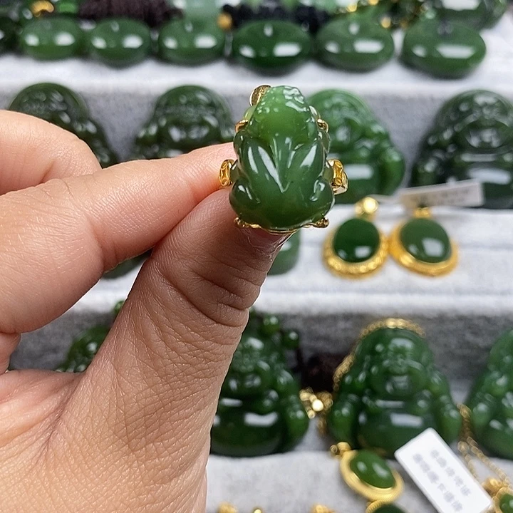和田玉（碧玉）未镶嵌项链