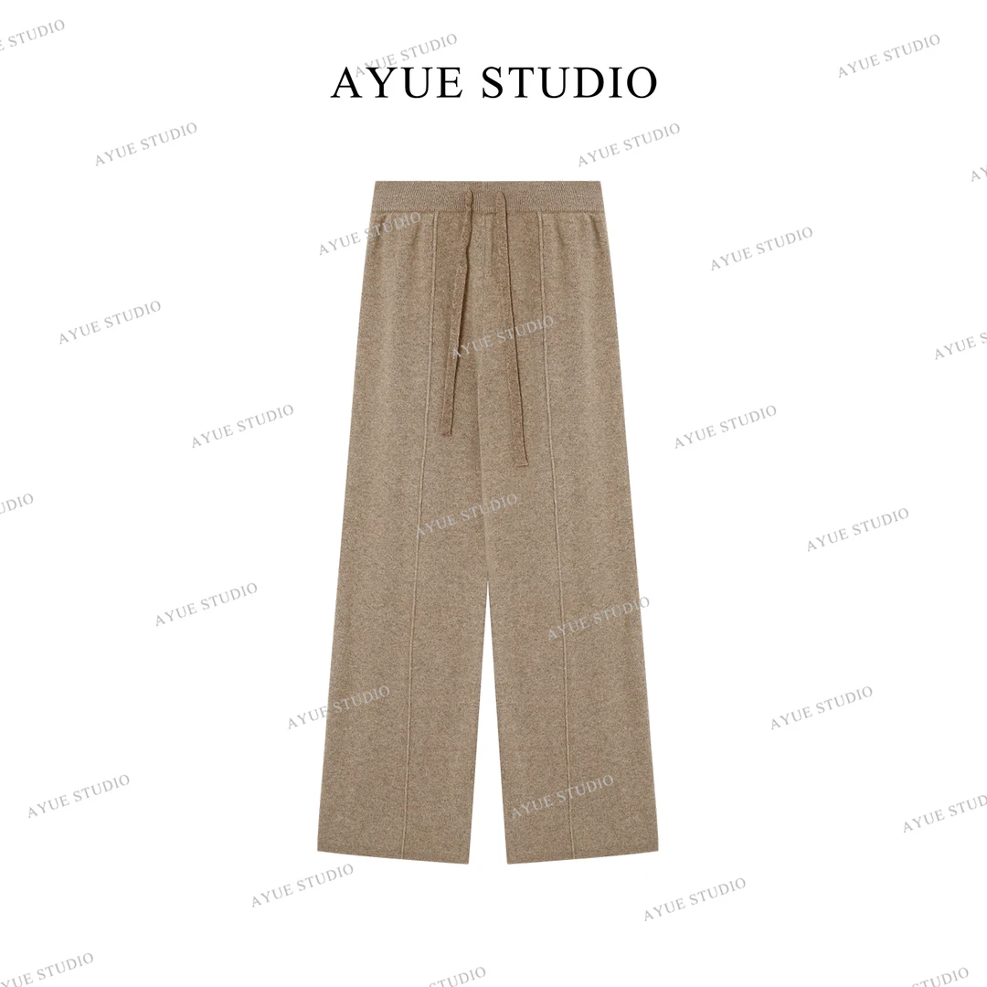 AYUE「恋歌」100%绵羊毛贴肤是软而不扎裤子2125