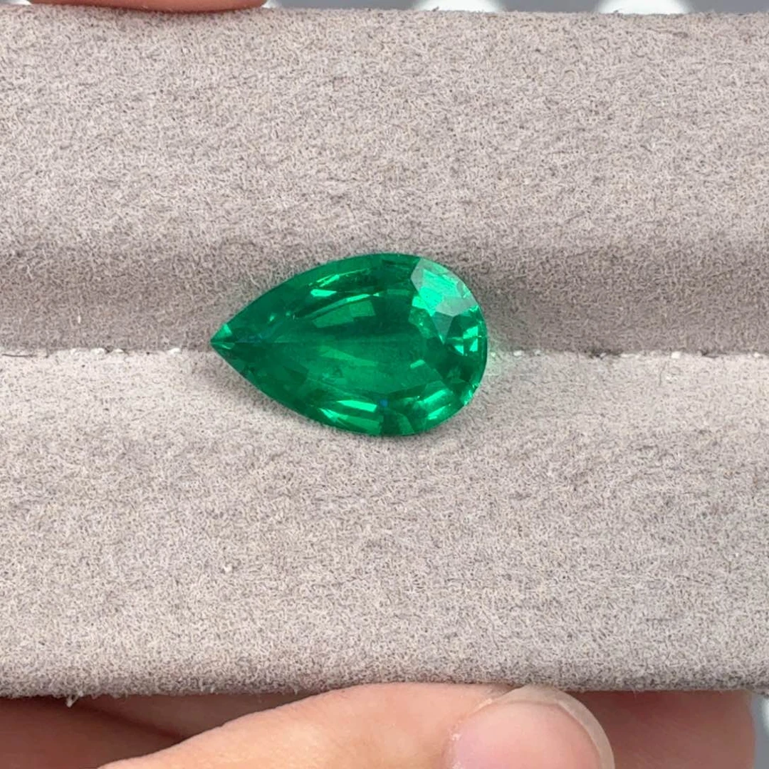 合成（培育）祖母绿裸石未镶嵌a***e3.7ct