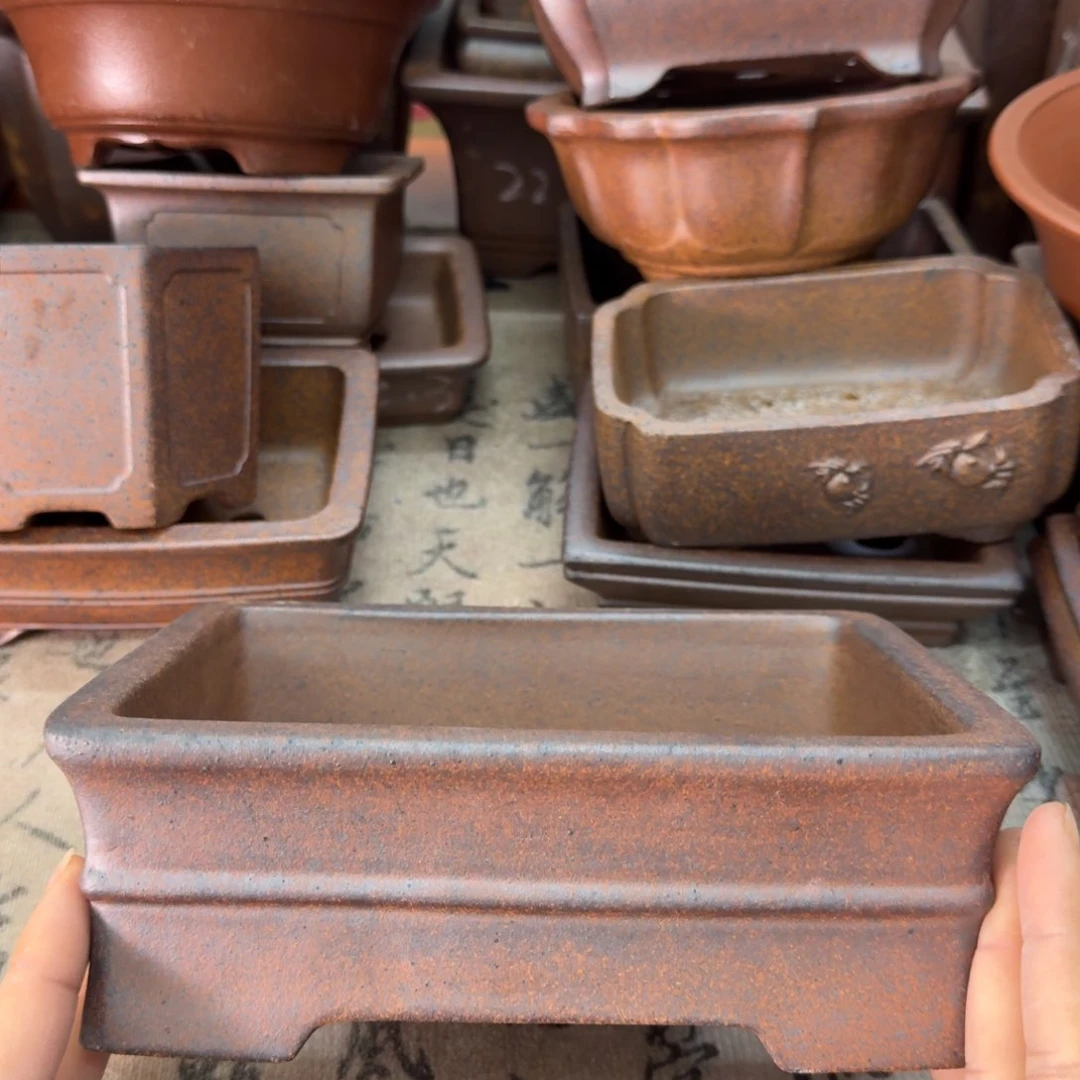 紫砂花盆54号宜兴紫砂正品花盆18x13x5.5