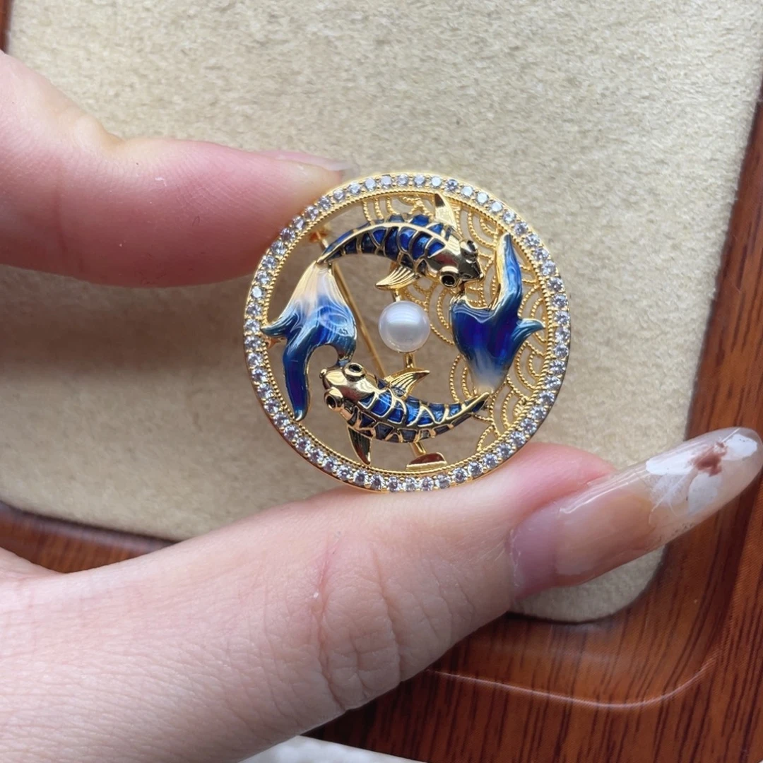 胸饰淡水珍珠未镶嵌V76