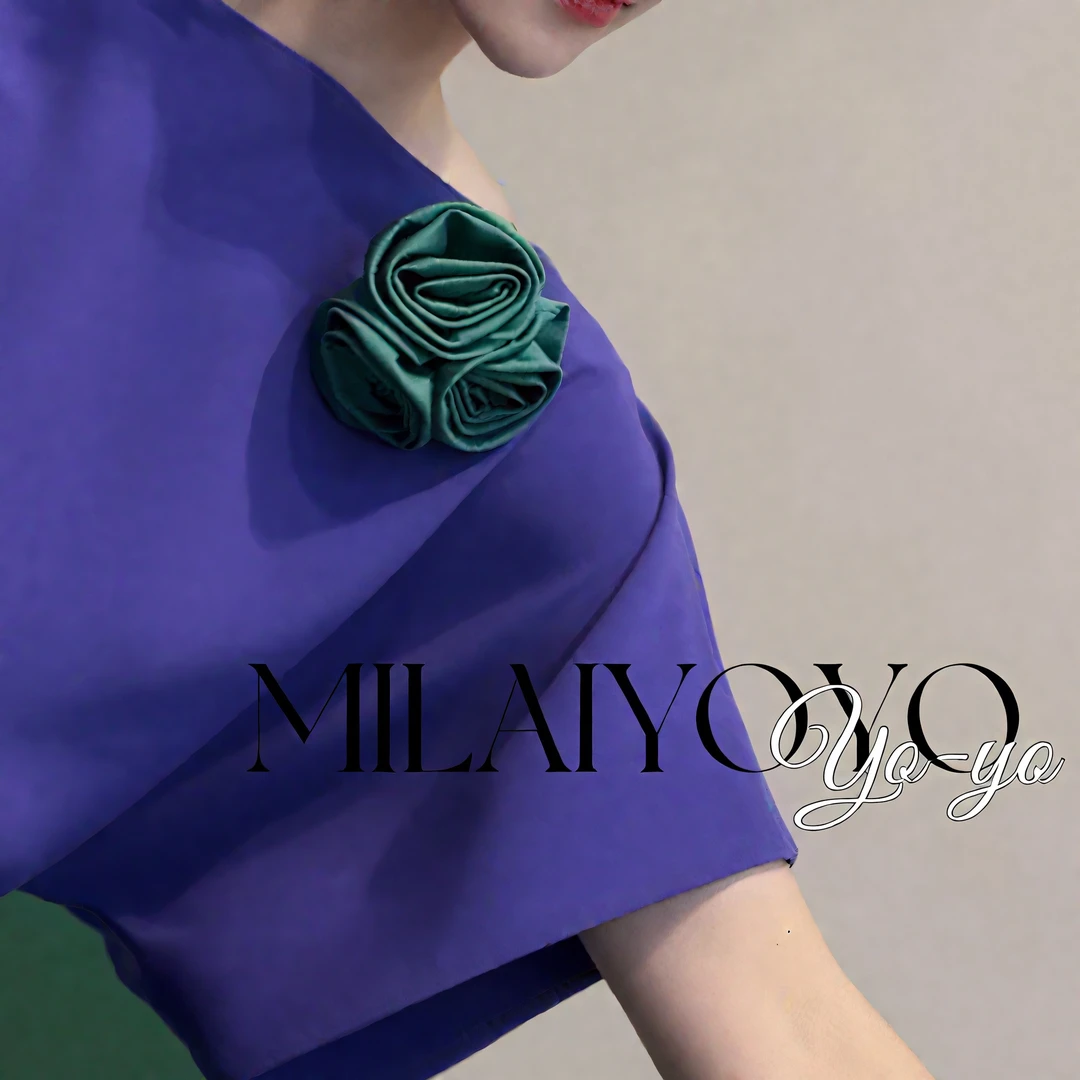 非金属布艺胸针 芈莱尤优——手工编织绸缎布艺玫瑰花卷胸花