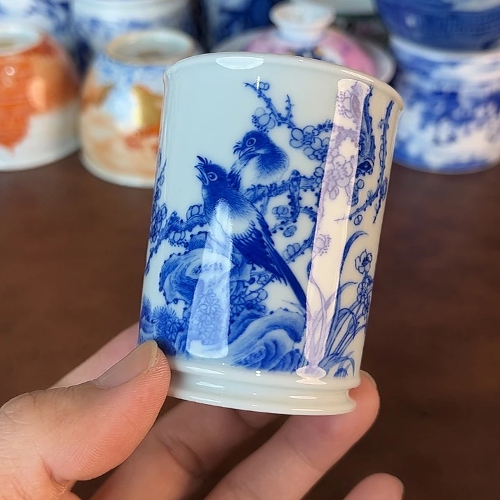 瓷片景德镇全手工手绘陶瓷