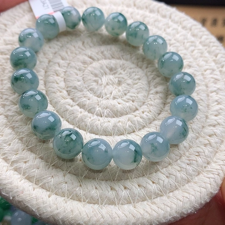 未镶嵌手链翡翠卡10mm