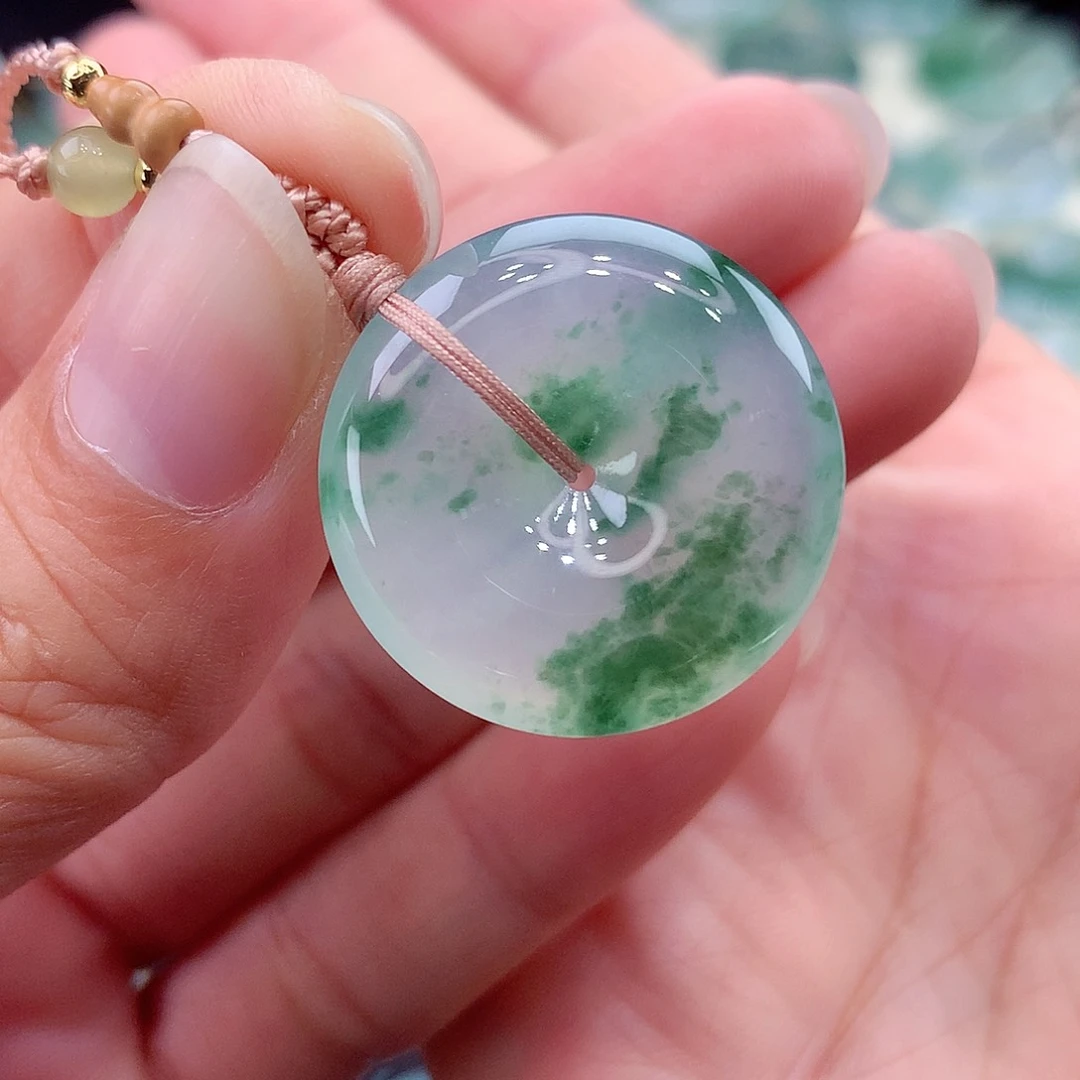 颈饰未镶嵌翡翠编号74尺寸24.4-6.1