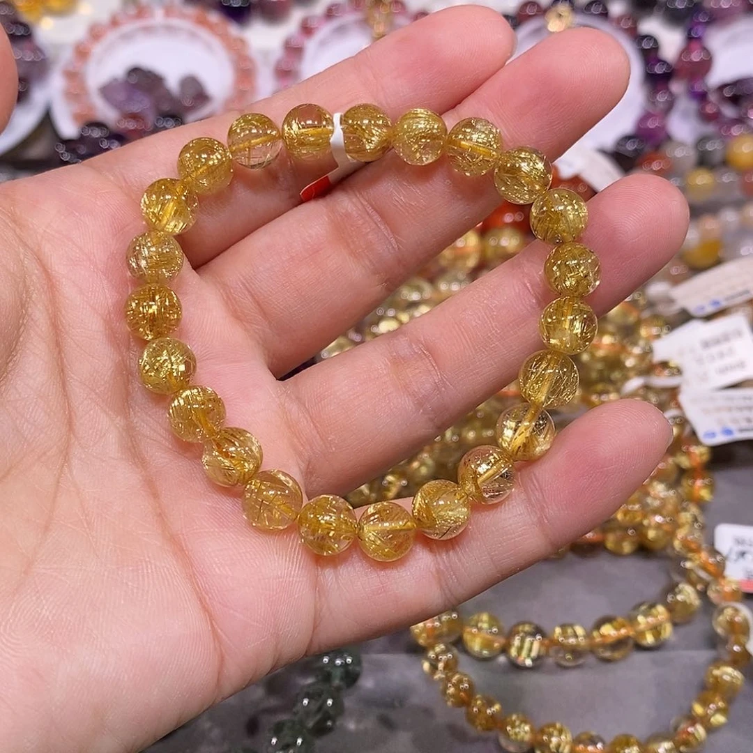 未镶嵌手链水晶金钛晶8