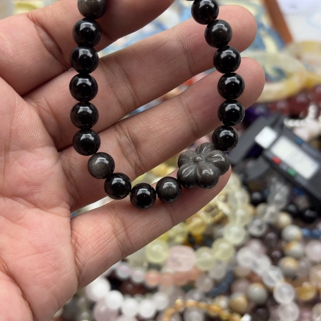 水晶银S925镶嵌手链