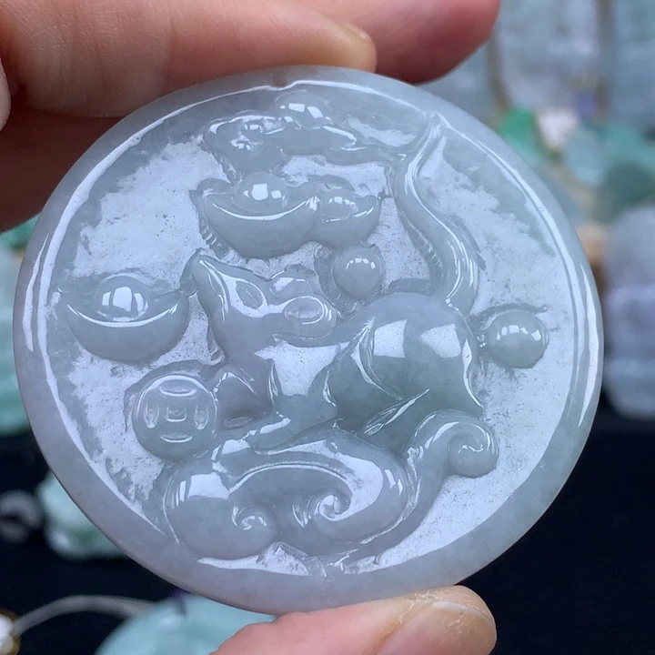 翡翠未镶嵌颈饰翡翠