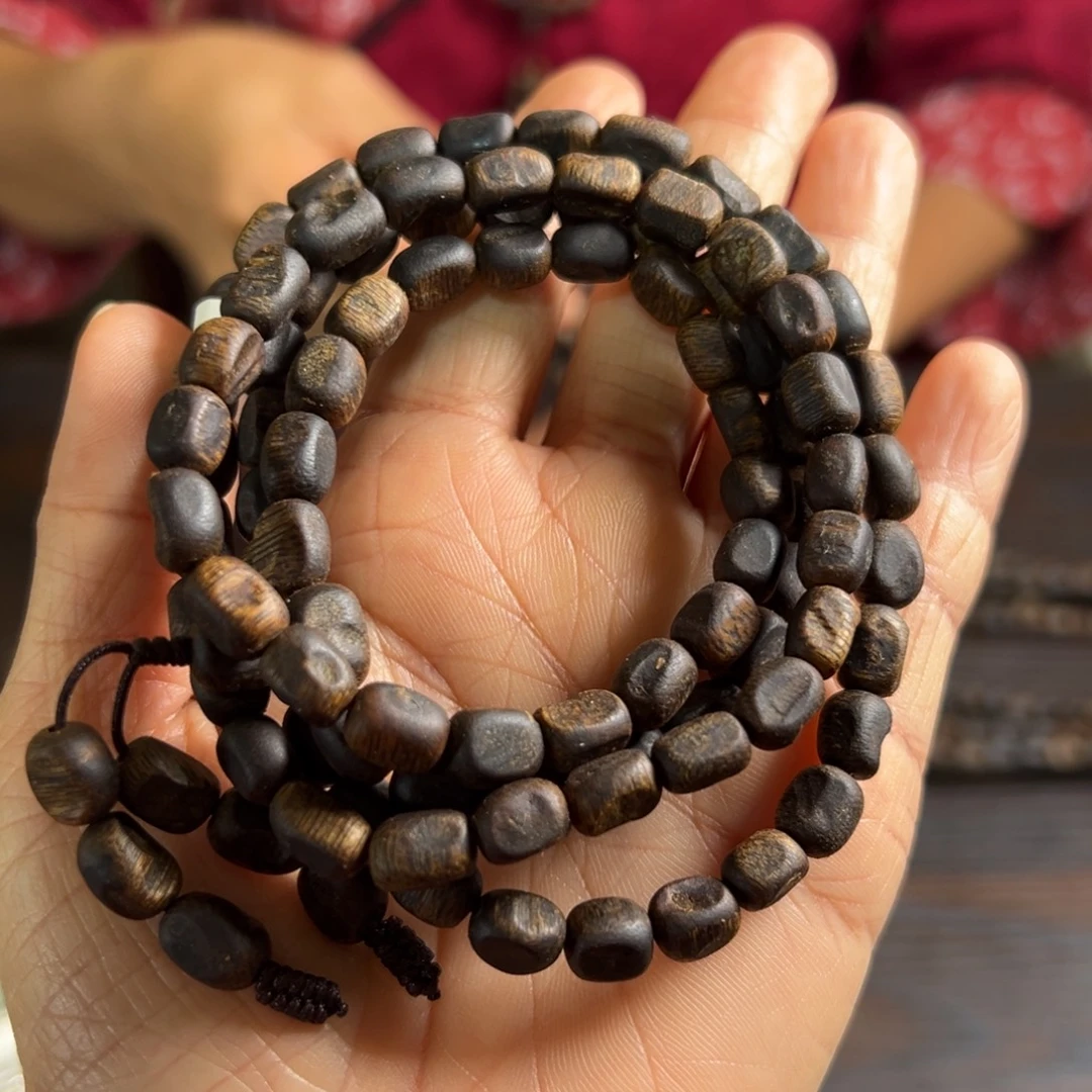 沉香手串高山紫棋留疤沉水20克卡6多样性发1条