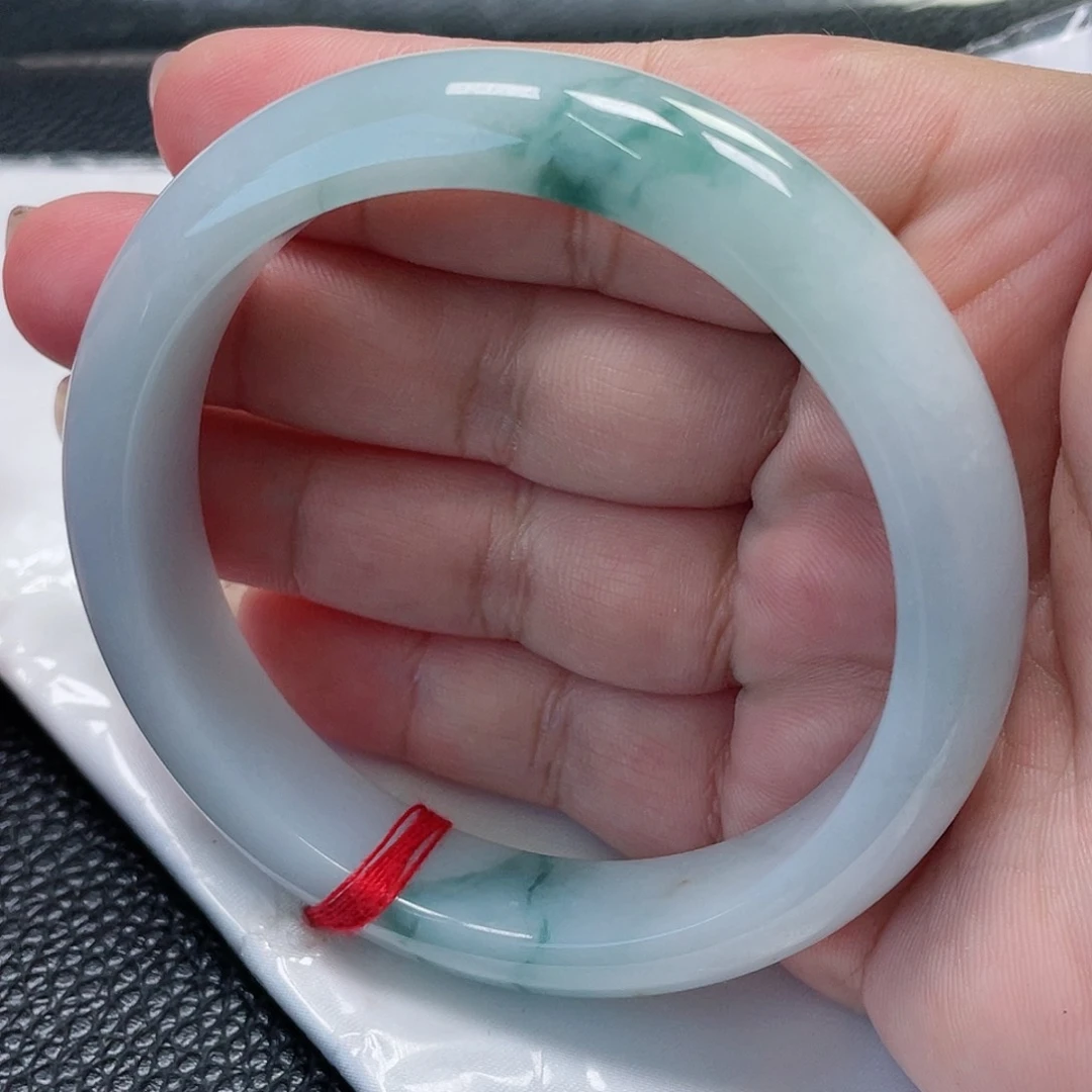 未镶嵌手镯翡翠缅甸翡翠手镯62圈