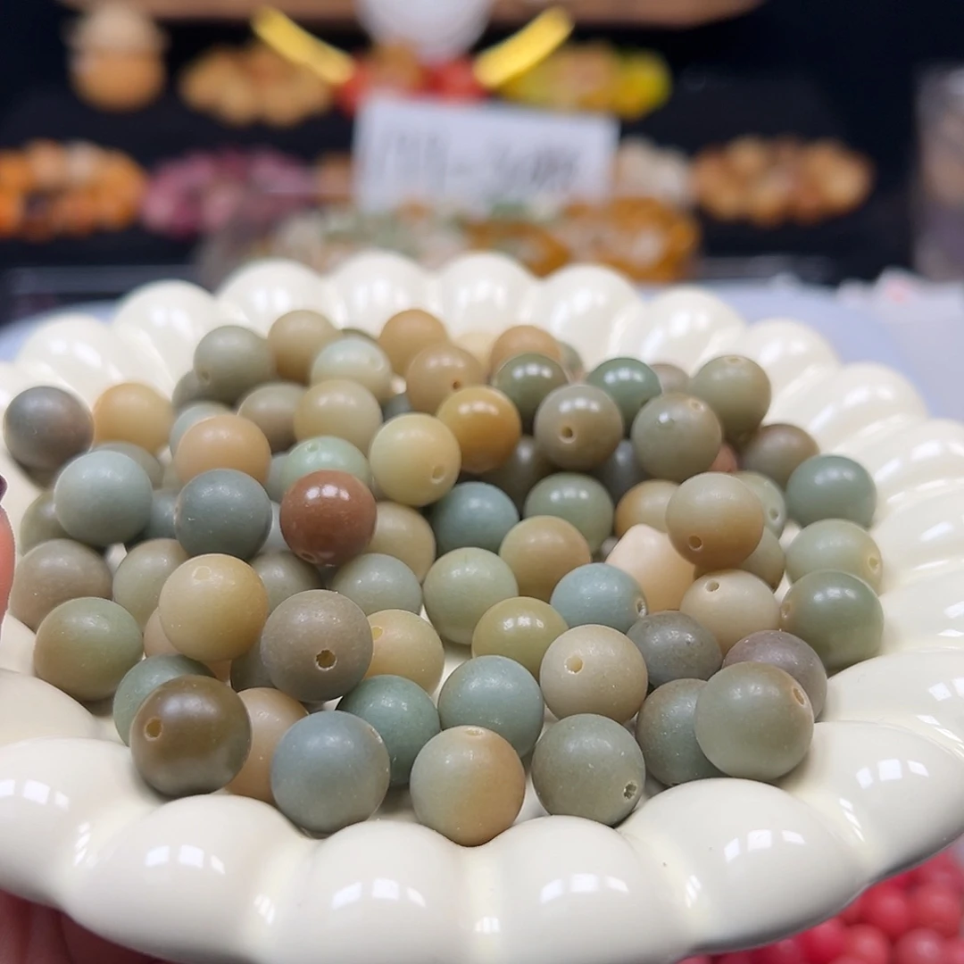 手串菩提根/象牙果卡12满油清敦煌圆500颗