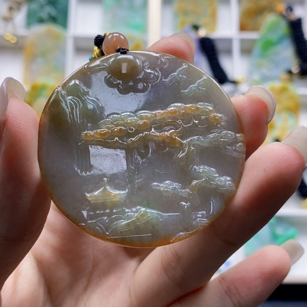 翡翠未镶嵌颈饰翡翠