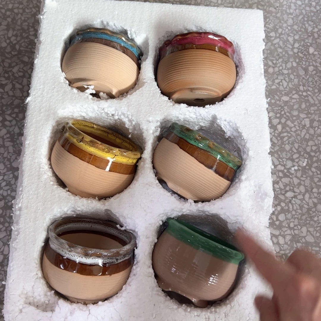 陶瓷多肉小花盆@@1